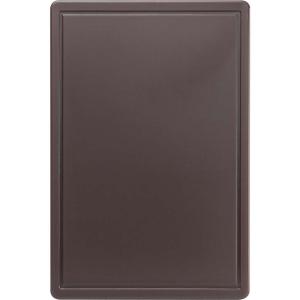 Deska do krojenia  brązowa  HACCP  600x400x18 mm | Stalgast PROMOCJA