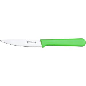 Nóż do obierania  uniwersalny  HACCP  zielony  L 90 mm | Stalgast