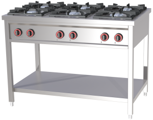 SPF 120 G Kuchnia gazowa wolnostojąca | Red Fox