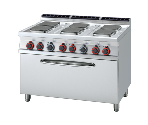 Kuchnia elektryczna z piekarnikiem CFQ6 - 712 ET | RM Gastro