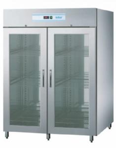 Szafa mroźnicza Linia 1300 z drzwiami szklanymi, z oświetleniem LED  | Rilling - Krosno Metal