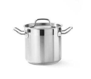 Garnek Profi Line wysoki z pokrywką, dno "Sandwich" 3 l śr. 160 x 150 h | Hendi