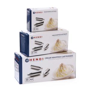Naboje do syfonów do bitej śmietany naboje do syfonu 50 | Hendi