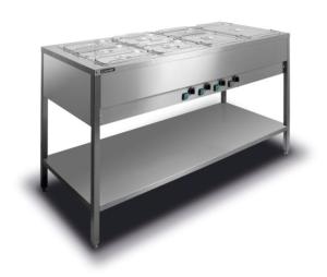 Bemar wolnostojący niezależnie ogrzewany 4x GN 1/1 | Lozamet