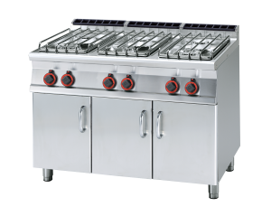 Kuchnia gazowa z szafką PC - 712 G/P | RM Gastro