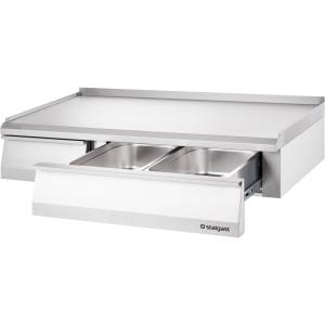 Stanowisko neutralne  nastawne  z szufladami  1200 mm | Stalgast