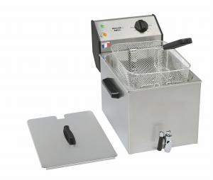 Frytownica nastawna  1-komorowa z kranem  V 8 l  P 3.4 kW | Stalgast