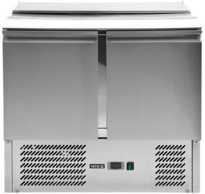 Stół chłodniczy 240L 2 drzwiowy z pokrywą | YATO