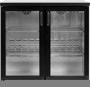 Witryna chłodnicza do butelek 2-drzwiowa | YATO