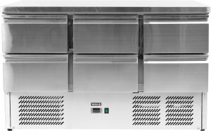 Stół chłodniczy 368L Z 6 szufladami | YATO
