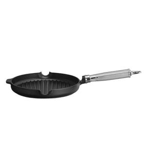 Patelnia żeliwna do grillowania - śr. 250 mm Wariant podstawowy | Hendi