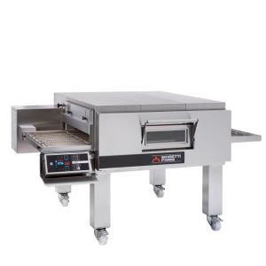 Wielofunkcyjny piec przelotowy, gazowy TT98G 2 komory z podstawą | Hendi