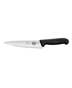 Victorinox Fibrox Nóż kuchenny, szerokie ostrze, 19 cm, czarny Wariant podstawowy | Hendi