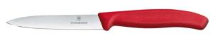 Victorinox Swiss Classic Nóż do jarzyn, gładki, 10 cm, czerwony Wariant podstawowy | Hendi