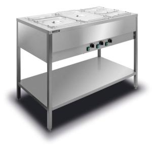 Bemar wolnostojący niezależnie ogrzewany 3x GN 1/1 | Lozamet