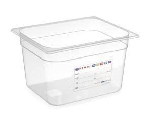 Pojemnik GN 1/2 HACCP z polipropylenu 100mm | Hendi