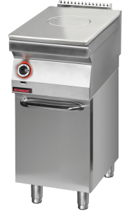 Solid Top gazowy żeliwny 400 mm na podstawie szafkowej zamkniętej | Kromet