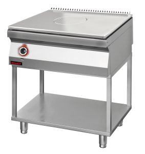 Solid Top gazowy chromowany 800 mm na podstawie szkieletowej | Kromet