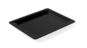 Taca serwingowa z melaminy czarna GN 1/2 Wariant podstawowy | Hendi