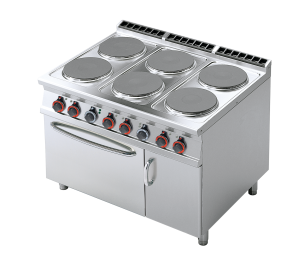 Kuchnia elektryczna z piek. i szafką CF6 - 912 ETV | RM Gastro