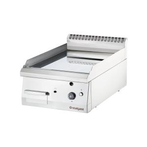 Płyta grillowa gazowa, gładka, 6.5 kW, G30, chrom | Stalgast