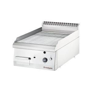 Płyta grillowa gazowa, ryflowana, 6.5 kW, G30, chrom | Stalgast
