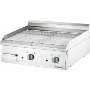 Płyta grillowa elektryczna, ryflowana, 8.1 kW, chrom | Stalgast