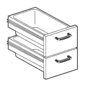 Szuflady 800 C - 78 | RM Gastro