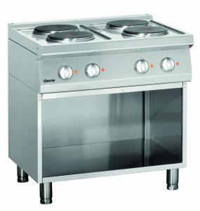 Kuchnia el. 700, szer. 800 4PL, PO | Bartscher