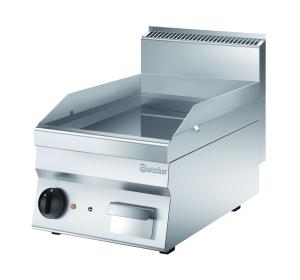 Płyta grillowa 650 szer. 400 gładka | Bartscher
