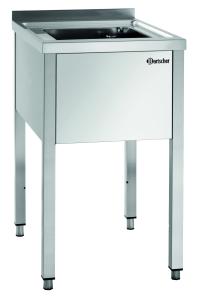 Stół ze zlewem jednokomorowym | Bartscher