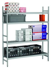 System regałowy Kit 3, szer. 1500 | Bartscher