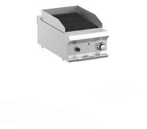 Grill lawowy gazowy pojedynczy z rusztem żeliwnym nastawny linia DominaPro 700 | Hendi