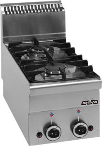 Kuchnia gazowa stołowa MBM600 2-palnikowa   Kuchnia gazowa stołowa MBM600 2-palnikowa | Hendi