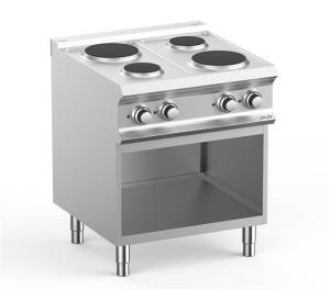 Kuchnia elektryczna 4-płytowa na podstawie, linia DominaPro 700 | Hendi