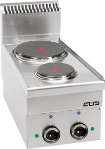 Kuchnia elektryczna stołowa MBM 600 2-płytowa | Hendi