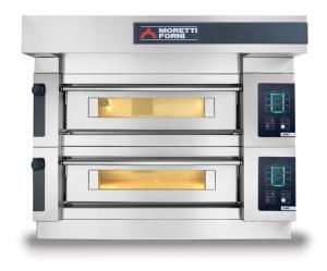 Piec dwukomorowy S105 z okapem i bazą | Hendi