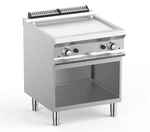 Płyta grillowa gazowa podwójna na podstawie ryflowana, linia DominaPro 700 | Hendi