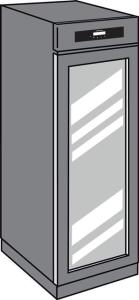 Cokół w kolorze czarnym - komplet z 3 stron | Hendi