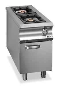 Kuchnia gazowa 2 - palnikowa na szafce Domina 1100 | Hendi