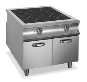 Kuchnia indukcyjna 4 - polowa na szafce Domina 1100 | Hendi