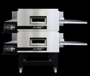 Elektryczny piec taśmowy TT96 2 komory z podstawą | Hendi