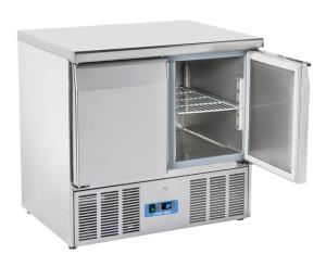 Stół chłodniczy sałatkowy Coolhead 2 drzwiowy, z blatem roboczym | Hendi