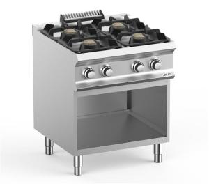 Kuchnia gazowa 4-palnikowa na podstawie, linia DominaPro 700 | Hendi