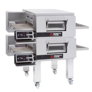 Wielofunkcyjny piec przelotowy, elektryczny TT98E 2 komory z podstawą | Hendi