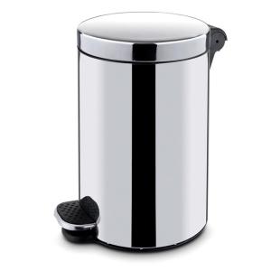 Okrągły kosz na śmieci z pedałem i wewnętrznym pojemnikiem, HENDI, 5L, ⌀210x(H)280mm | Hendi