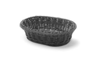 Koszyk owalny, czarny, 250x190 mm Wariant podstawowy | Hendi