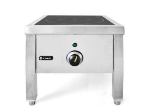 Taboret indukcyjny o dużej mocy, HENDI, 400V/5000W, 400x400x(H)380mm Wariant podstawowy | Hendi