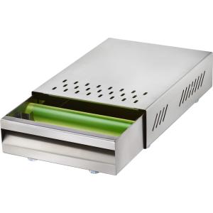 Szuflada ze stali nierdzewnej z odbijakiem pod młynek, ekspres do kawy | Stalgast