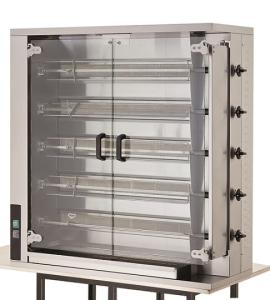 Rożen | opiekacz do kurczaków gazowy | wsad 25 kurczaków CRG5 | Resto Quality